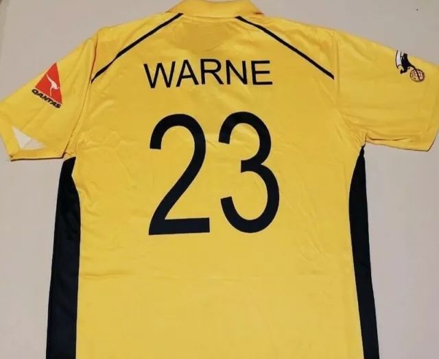 Shane Warne 23 Australia One Day Cricket Jersey Xs-L Size Range