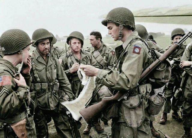 US WW2 DDAY 82nd Airborne para Utah Omaha Dday casque veste 505th 507th ...