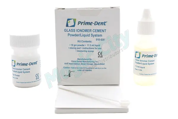 Permanent Crown Bridge Cement Kit Dental Glass Ionomer Kit