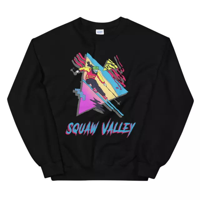 Skiing Sweatshirt, Ski California, Skier Gift, Retro Shirt, Ski Squaw Valley USA