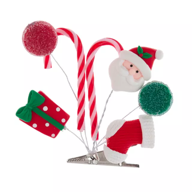 Candy Cane Babbo Natale Palline Con Clip Rosso Bianco Verde | Kurt Adler