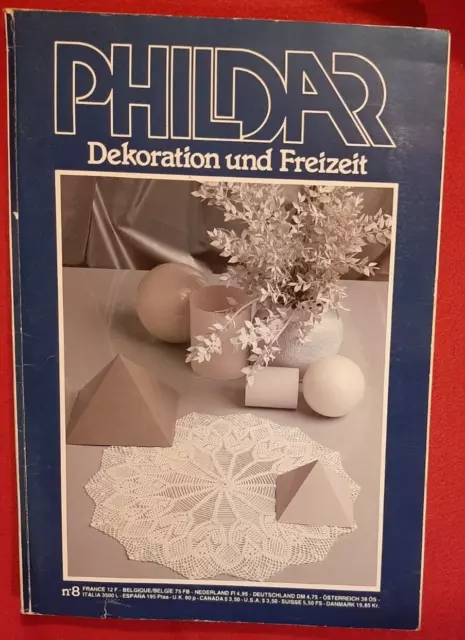 Phildar - decoración y ocio - folleto 8 - alemán y danés