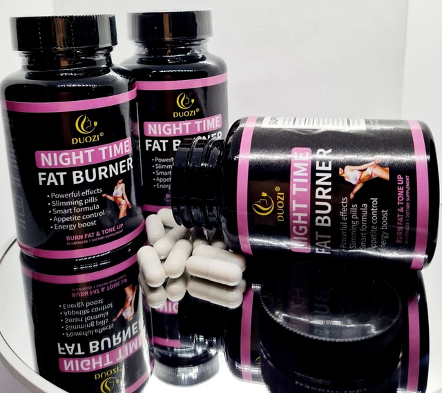 NIGHT TIME FAT Burner Formula Strong Weight Loss Slimming Pills