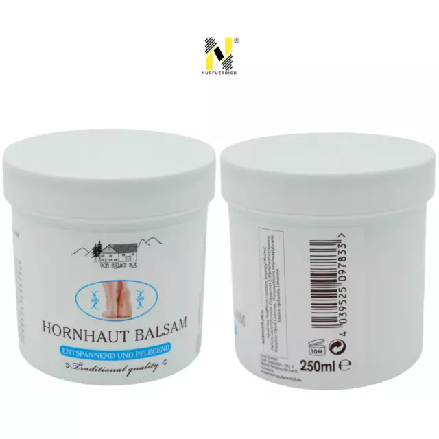 500ml Hornhaut Balsam Urea Fuß Creme Hornhautentfernung Pullach Hof Fußpflege 2