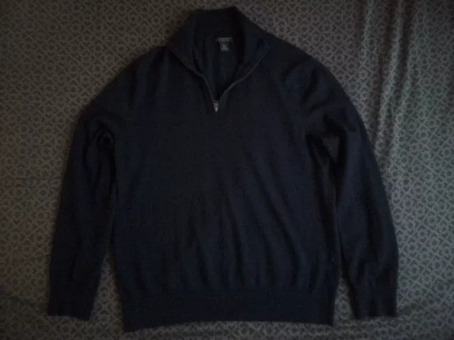 Banana Republic Men's Half-zip Sweater 100% Merino