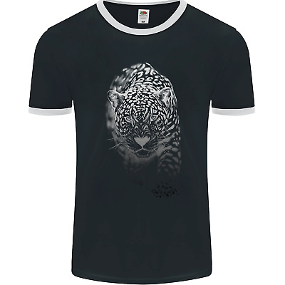 T-shirt da uomo Stealthy Jaguar Wild Cats Lion Tiger fotol