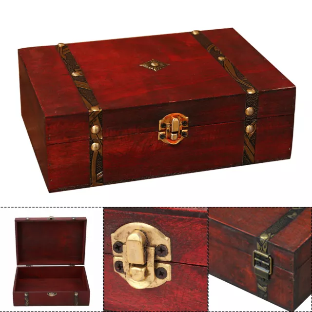 Wooden Storage Boxes With Lid Wood Box Memory Keepsake Jewelry Storage Box Gift