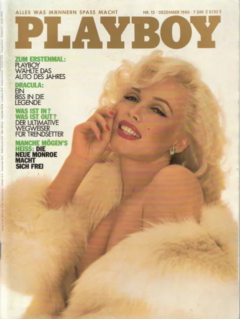 Playboy Dezember 1980 Linda Kerridge Die Neue Marilyn Monroe Jane Priest