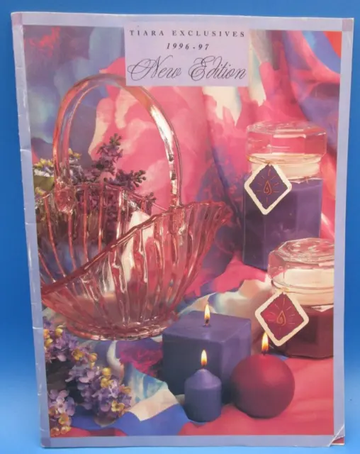 TIARA Brochure Color Illustrated Lancaster Colony Fostoria Glassware 40 pgs '96