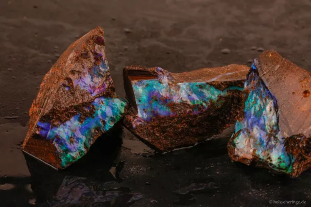 Boulder Vitrinenstück 375ct Freigelegt Opal Rough Roh b02