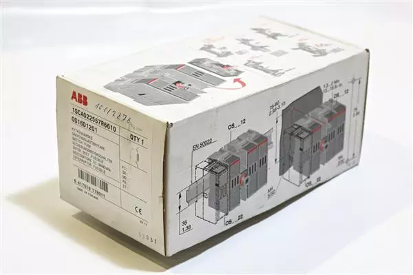 ABB Fused Motor Switch 1SCA022557R6610 0S16D1201 - New/ORIGINAL PACKAGING