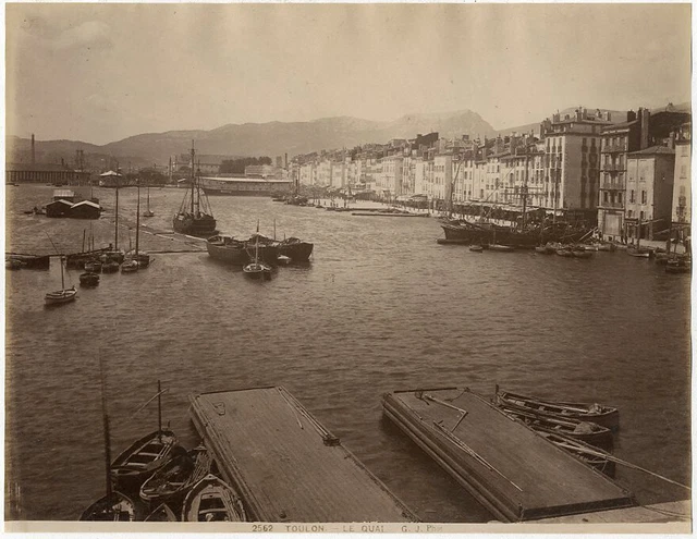 BIARRITZ, GRANDE PLAGE & PANORAMA, TIRAGE ALBUMINÉ 1890 -A537
