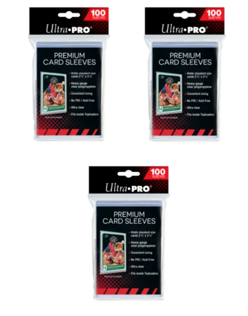 Oversized Card Protectors Ultra Pro Penny Sleeves For Vintage/Oversized  Cards - 3 Packs Of 50 (Total 150 Sleeves) Vintage Card Storage