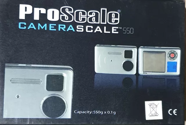 Proscale Camera Scale 550 Digitalwaage 550g 0,1g Taschenwaage %% SONDERPOSTEN %%