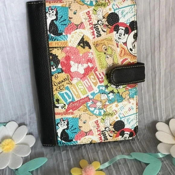 DISNEY IPAD tablet case mini 1, 2 , 3 leather Vintage theme Figaro Bambi + NWOT
