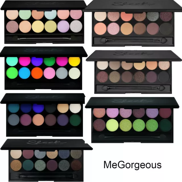 Sleek MakeUP i-Divine Mineral Based Eyeshadow Palette Range