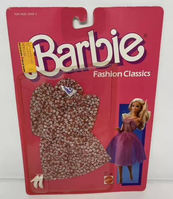 VINTAGE MATTEL BARBIE DOLL 1986 FASHION CLASSICS OUTFIT CLOTHES