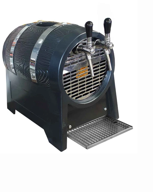 2 leitige Zapfanlage Trockenkühler Bierfassform 60l/h Schankhahn,Tropfblech