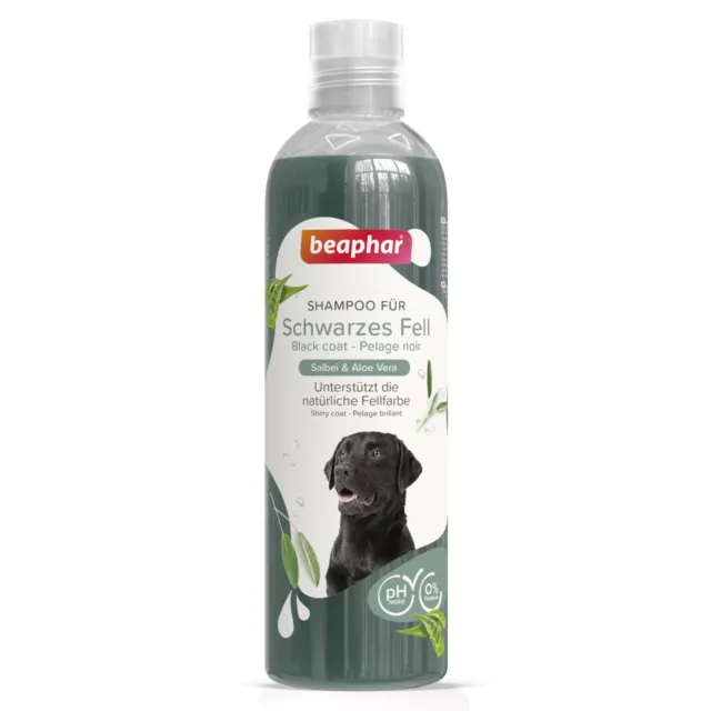 Beaphar Chiens Shampooing pour Black Abattre 250 ML Soins Chien Chiens To Wash