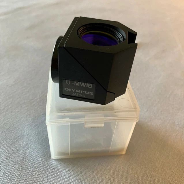 OLYMPUS MICROSCOPE FLUORESCENCE Filter Cube U-MWIB £495.00 OLYMPUS MICROSCOPE FLUORESCENCE Filter Cube U-MWIB £495.00