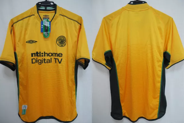 Celtic Sutton 9 Away Football Shirt 2004/05 Adults XXL Umbro A222