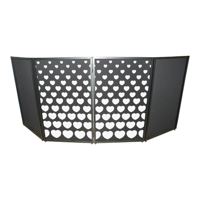 ProX XF-SHEARTSQ1X2 Stepped Hearts Facade Enhancement Scrims White Hearts