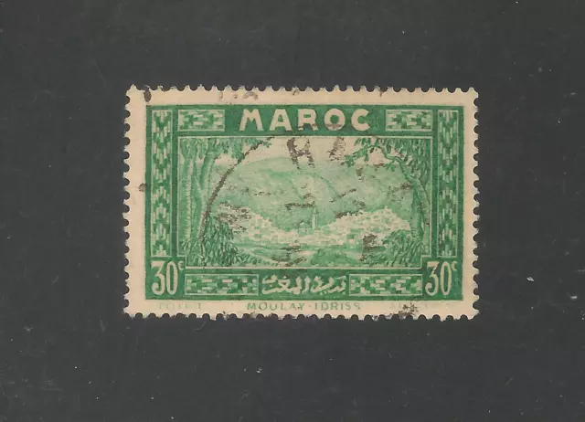 French Morocco #132 (A21) VF USED - 1933-34 30c Moulay Idriss of the Zehroun
