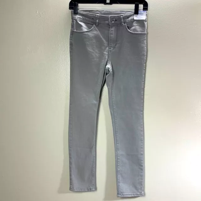 H&M Gray Skinny Fit Boy's Jean Pants Size 12 with adjustable waist