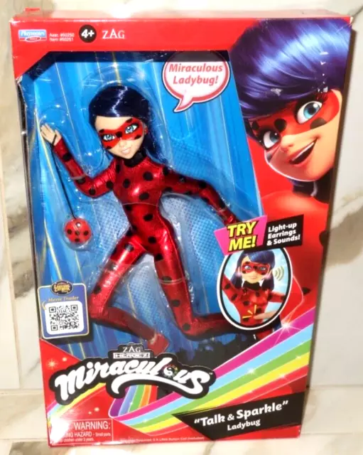 Talk and Sparkle 10.5 Ladybug Deluxe Doll com luzes e sons - Miraculous -  Bonecas - Magazine Luiza