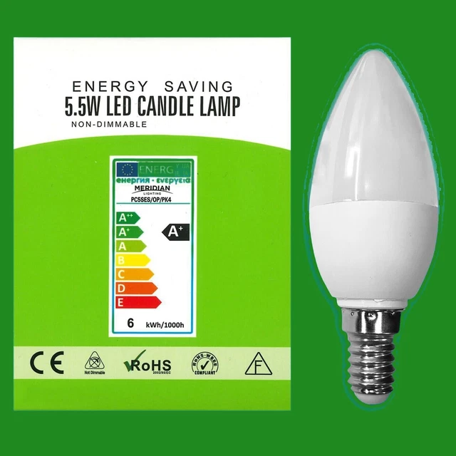 Lot De 10 Ampoules Goutte E14 40W Blanc Chaud Opale - Verre Mat - 230V