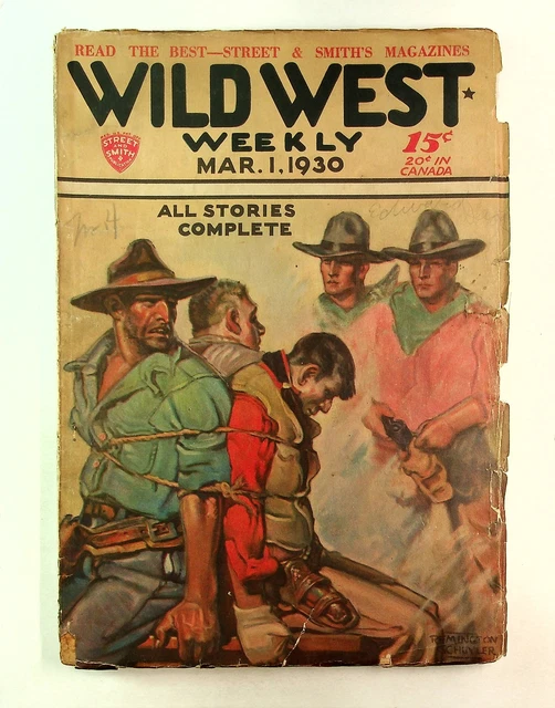 Wild West Weekly Pulp Mar 1 1930 Vol. 48 #2 GD/VG 3.0