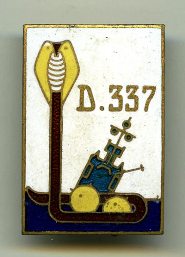 Insigne Marine Nationale Française - Dragueur Paquerette, DRAGO Paris, Bon État