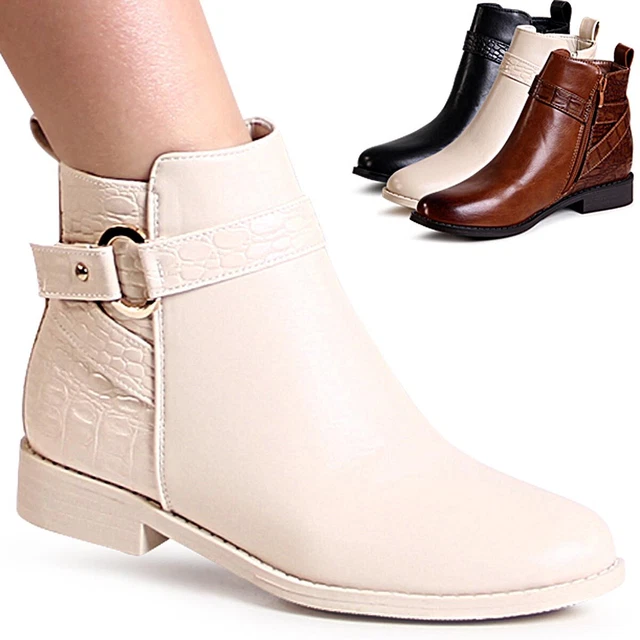 Chaussures Bottines pour Femmes Bottines Cheville Chaud & Confortable