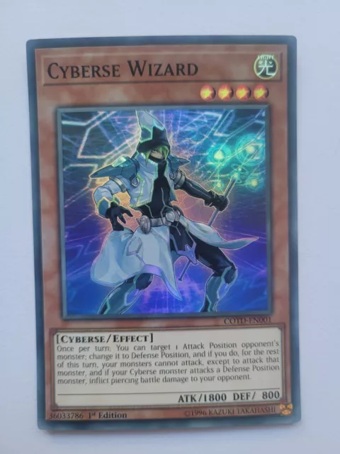 Cyberse Wizard COTD-EN001 Super Rare 1st Ed NM Yugioh