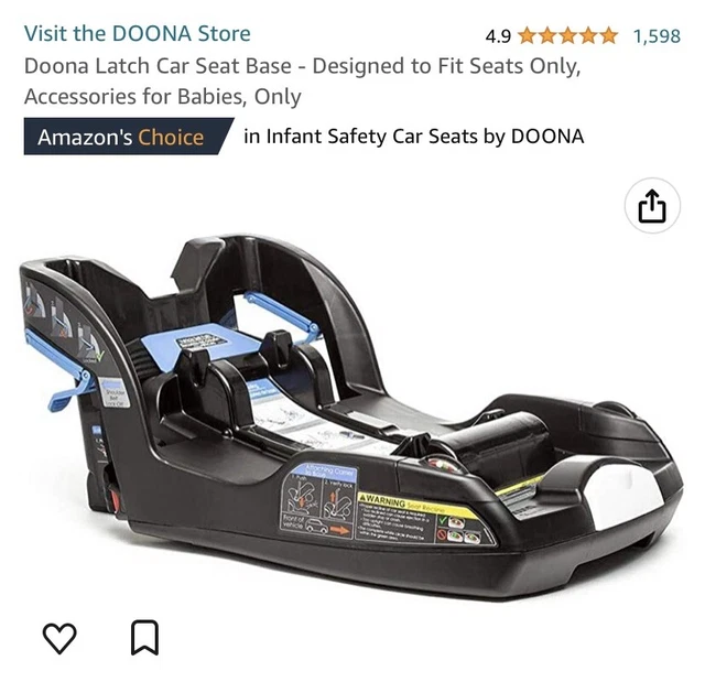 Doona Latch Car Seat Base - Designed to Fit Doona Car Seats Only