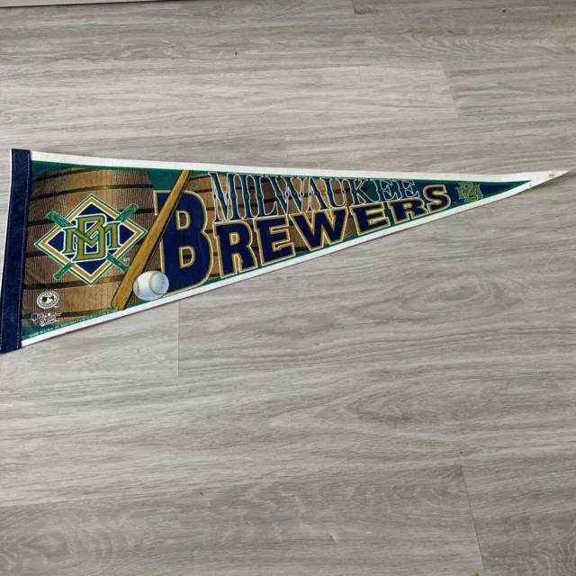 Ancien Fanion En Feutre - Milwaukee Brewers 1996 - MLB Baseball Wincraft Usa