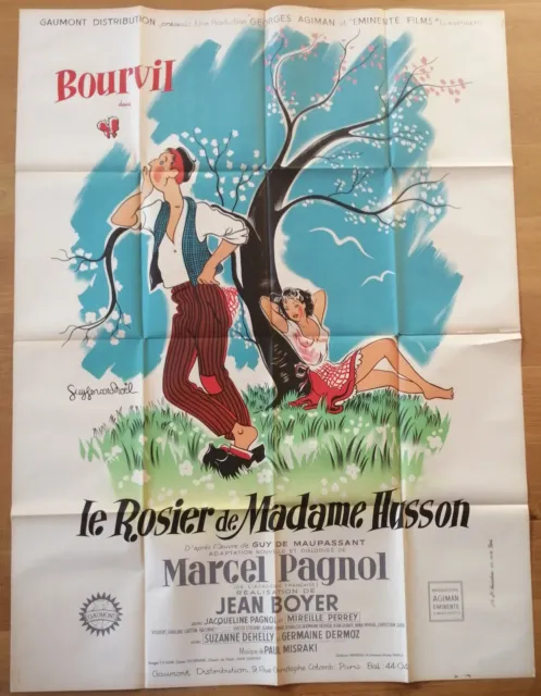 ROSIER DE MADAME HUSSON bourvil marcel pagnol affiche cinema originale 160x120