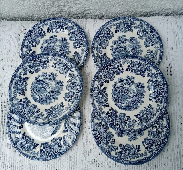 Assiettes à bord large Churchill White 305mm (Lot de 12