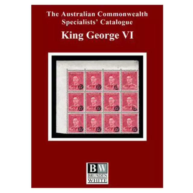 Nuovissimo Brusden White ACSC King George VI 4a edizione Rilegatura morbida con