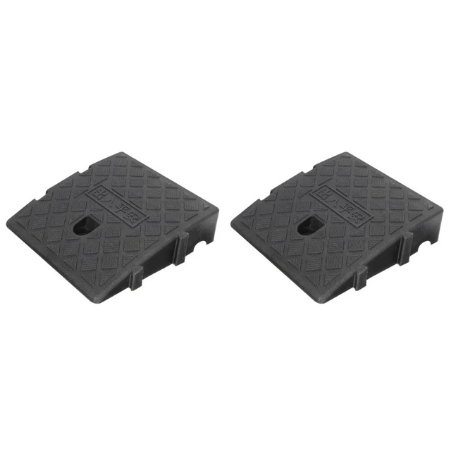 2pcs Outdoor -Verwendung Ramp Car Rampe Pad kreativer Schwelle Hangdreieck