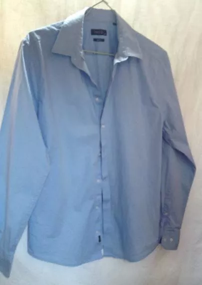 Chemise IVEO JBC Slim Fit bleu clair T. L 41/42