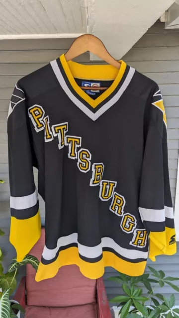 Vintage Pittsburgh Penguins Starter Hockey Jersey Large NHL