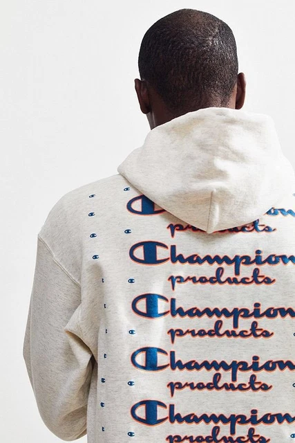 Champion neon stacked hoodie deals