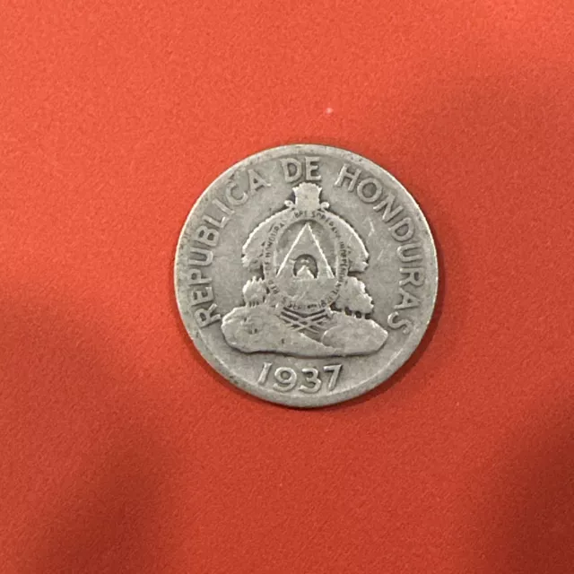 Honduras - 1937 - 50 centavos - 0.900 silver