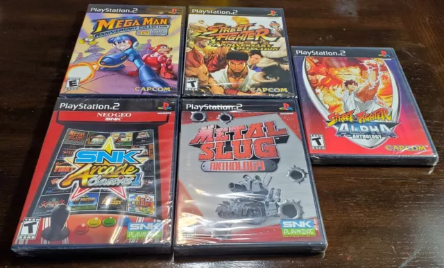 Ps2 Lot Of 5 All Factory Sealed Games!