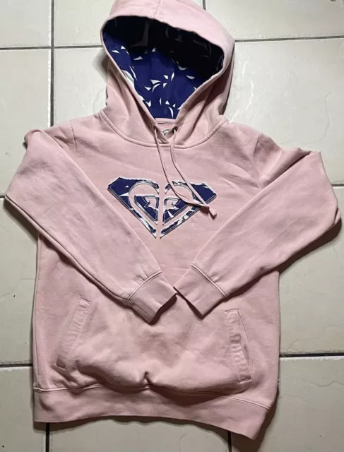 Womens Pink Roxy Hoodie Size XS