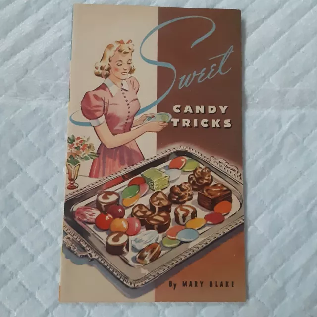 Vtg Carnation Pamphlet Sweet Candy Tricks By Mary Blake Advertisement Carnation