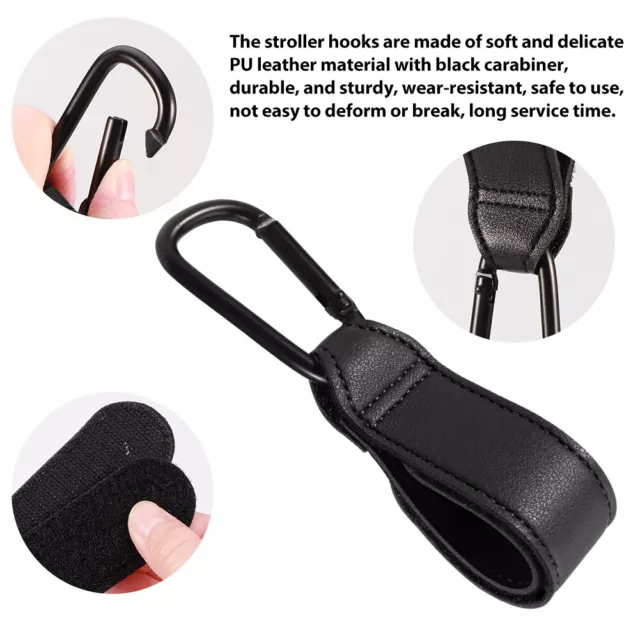 For Hanging Bags Hook Grocery PU Leather Accessories Carabiner
