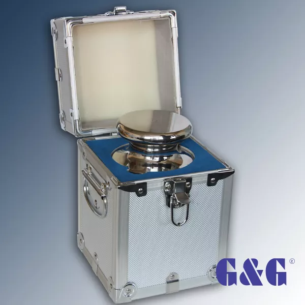 G&G 10kg Einzel-Kalibriergewicht Prüfgewicht mit Koffer