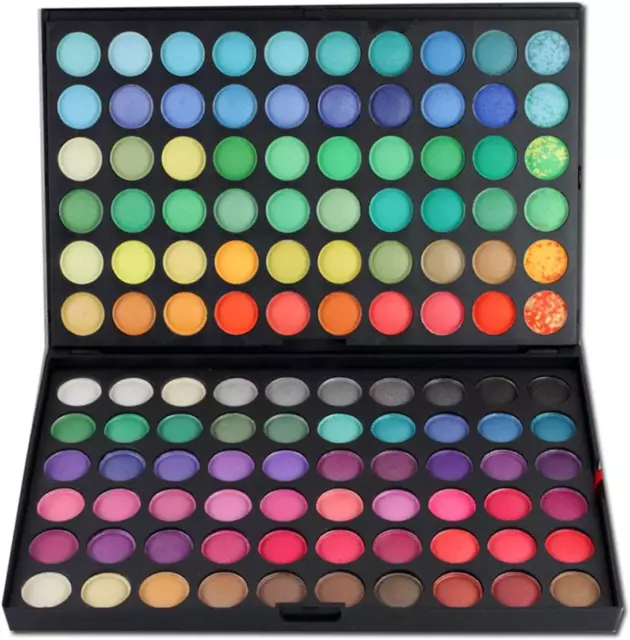 Palette Ombretti,  120 Colori Waterproof Neutri Caldi Tavolozza di Trucco Occhi